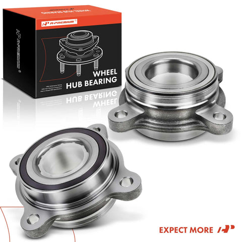 Two Pack Front Wheel Bearing And Hub Assembly For Toyota Tundra Sequoia Land Cruiser And Lexus LX570 with packaging box