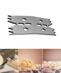 Six Piece Slab Clamping Dogs For Woodworking Pros Carpenters And DIYers Bench Dog Hold Down Clamps For Slab Flattening Closeup