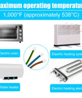 30pcs ceramic wire connectors set, small high-temp porcelain butt connectors for electric heating systems