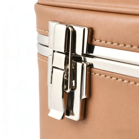 Heavy Duty Toggle Catch Lock Tough As Nails With Positive Hold Drawbolt Latch 1.6 Inch Satin Nickel Hasp Clasp on leather case