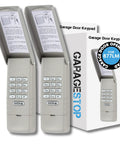 Pair of 877LM Compatible Keypads for LiftMaster Chamberlain Craftsman Wireless Garage Door Openers 2011 To Present