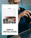 332 Piece Computer Screw Set For PC Building And Home Repair with open kit and screws shown, ideal for cases and drives.