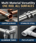 Low Temperature Aluminum Welding Rods Set 30 60 90 Pcs for repairing copper, brass, stainless steel, aluminum, PVC surfaces.