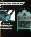 Heavy Duty 1.5Kw Electric Pipe Bender For Smooth Stainless Steel Round And Square Tube Bending With Cold Process No Heating Needed For Easy Decoration And Agricultural Projects Reliable Performance showcasing thickened chain for durability.