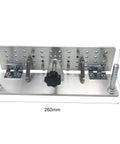Heavy Duty Knife Beveling Jig With No Sweat Adjustment And Built Like A Tank 7075 Aluminum Body, 260mm long, adjustable for precision.