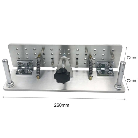 Heavy Duty Knife Beveling Jig With No Sweat Adjustment And Built Like A Tank 7075 Aluminum Body, 260mm long, adjustable for precision.