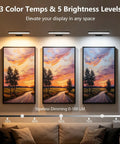 Killer Glow Two Pack Battery Operated Picture Lights With Remote illuminating artwork with adjustable brightness and color temperature.