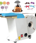 Super Slick Automatic Twist Tie Machine Seals And Bundles Bags Fast Like A Pro For Bread Toys Or Candy Making Up To Forty Ties Per Minute with colorful lollipops.