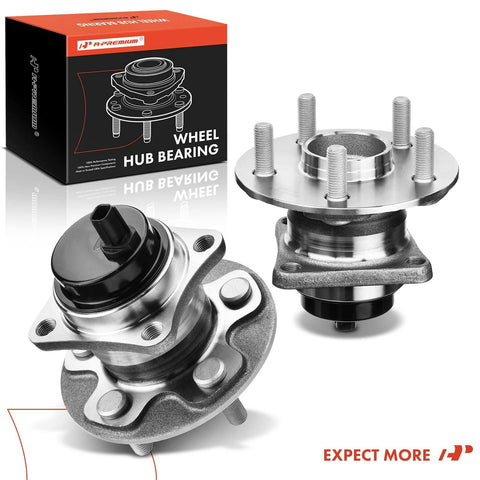 Rear Wheel Bearing And Hub Assembly With ABS And Five Lug For Toyota Corolla 2009 To 2018 Matrix 2009 To 2014 And Pontiac Vibe 2009 To 2010