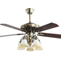 52 Inch Indoor Ceiling Fan With LED Light And Remote Control In New Bronze Finish Cool 3 Or 5 Blade Styles For Bedroom Living Room Dining Room Quiet Motor Modern Space Saver