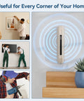 Tallew 2 Pcs Magnetic Stud Finder No Batteries Required Powerful Magnet Stud Finder detects screws on drywall for home use.