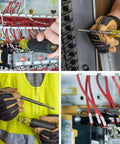 Multi Bit Screwdriver And Nut Driver 6 In 1 Set With Extended Reach used in electrical panel close-up