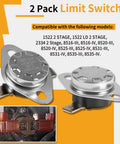 Must-Have RV Furnace Limit Switch Replacement 190 Fahrenheit Safety Overheat Protection For 85-III 85-IV 1522 2334 8516