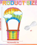 Hot Air Balloon Photo Booth Props Two Piece Set With Colorful Backdrop Banner For Graduation Parties And Baby Showers