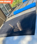 ZIMISI magnetic car sunroof shade, black breathable mesh moonroof screen, quick-install camping window cover