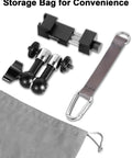Fence Mount Live Streaming Kit For Mevo Start And GoPro On Chain Link Fences With Storage Bag and Accessories
