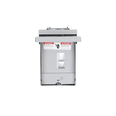 60 Amp Outdoor Circuit Breaker Enclosure Gray For 120 To 240 Volt Single Phase Weatherproof Main Lug Load Center Box Built Tough