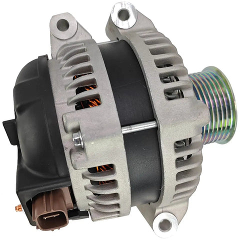 Alternator Replacement Kit For 2003 2007 Accord 2.4L L4 Direct Fit With 12V 105A Capacity CW Rotation 7 Groove Pulley