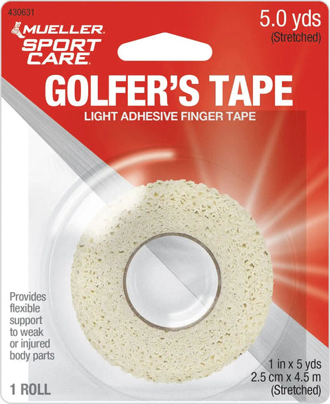 Grip Tape for Golf Grips and Skateboards, 1 Inch Wide, 4.5 Meter Roll, Lightweight Non Residue Adhesive, in packaging