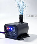 No Sweat Mini Sump Pump With Smart Water Level Sensor for easy water removal, dimensions 3.35 x 3.54 x 4.72 in.
