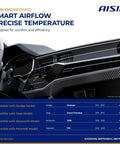Interior view showing dashboard compatible with Main HVAC Air Door Actuator Replacement For Jeep Grand Cherokee 2011 2012 2013