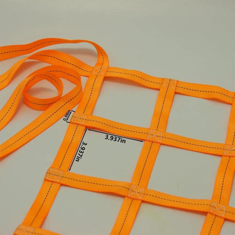 Heavy Duty Lifting Net For Construction And Crane Hoisting, Tear Resistant Cargo Net 1.5m By 1.5m With 10cm Mesh detail