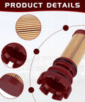 Close-up of Go To Fuel Filter Replacement for Mercury MerCruiser Mariner Outboards; detailed views of filter components.