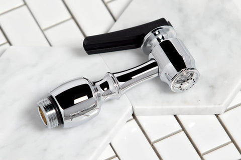 Polished chrome brass sprayer for Templeton Widespread Kitchen Faucet With A Slick Polished Chrome Finish, Brass Sprayer Included