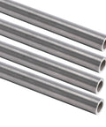 Four seamless 304 steel tubing sections, 3/8 inch OD, 1 foot length, ideal for industrial projects and DIY crafts with corrosion resistance.