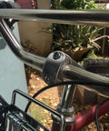 Road Bike Stem Gooseneck For 25.4 And 22.2 Mm Handlebars Aluminum Head With Iron Body Durable Ride Ready 220 Mm Length