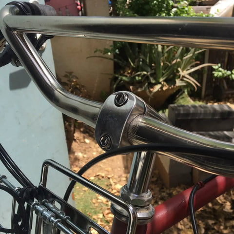 Road Bike Stem Gooseneck For 25.4 And 22.2 Mm Handlebars Aluminum Head With Iron Body Durable Ride Ready 220 Mm Length