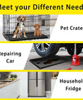 Three Piece Extra Large Heavy Duty Oil Drip Pan Set 35.4 by 24 by 1.6 Inches Plastic Oil Drain Tray under car and fridge
