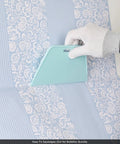 Wallpaper Smoothing Tool Kit With 10 Inch Smoothing Brush, Squeegee And Seam Roller For Peel And Stick Wallpaper use on wall