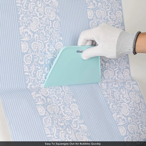 Wallpaper Smoothing Tool Kit With 10 Inch Smoothing Brush, Squeegee And Seam Roller For Peel And Stick Wallpaper use on wall