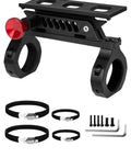 Gear Up With A Quick Release UTV Fire Extinguisher Mount Kit, Adjustable 1.75-2 Inch Roll Cage Bracket, hardware included.