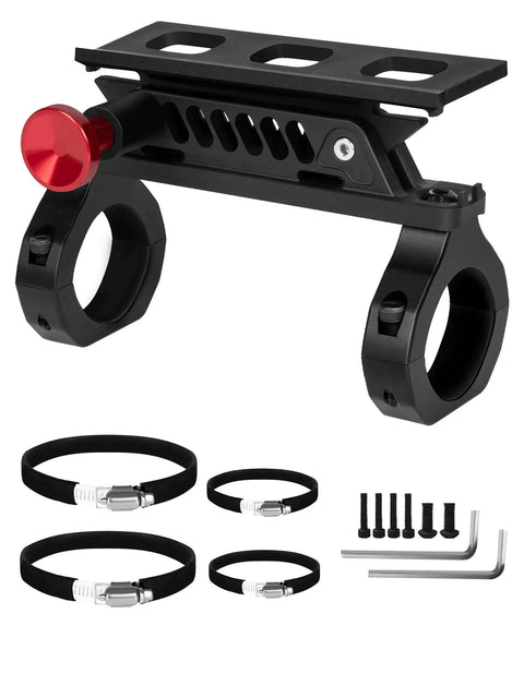 Gear Up With A Quick Release UTV Fire Extinguisher Mount Kit, Adjustable 1.75-2 Inch Roll Cage Bracket, hardware included.