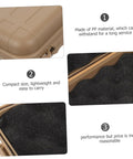 Close-up of Two Pack Survival Storage Box Set With Shockproof Waterproof Outdoor Tool Case featuring PP material and foam lining.