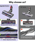 Comparison of high torque brush head replacement for Dyson V11 V15 V10 V8 V7 vacuums with anti tangled brush and three modes