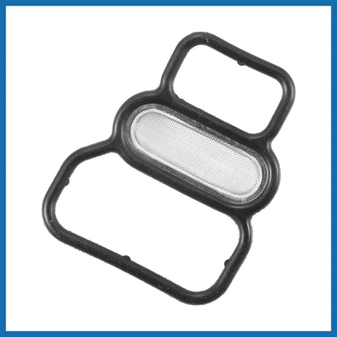 VTEC Solenoid Gasket Spool Valve Filter Screen With O Ring For Honda Civic 1996 To 2005 Pack Of 3 Black Replacement visible