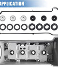 Top view of Premium Engine Valve Cover Gasket Set For Acura CSX RDX RSX TSX And Honda Accord Civic CR V Element