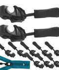 Heavy Duty Zipper Slider Replacement Kit 10 Pack Easy Zip Puller Repair For Luggage Jackets Backpacks Sleeping Bags Gear No Fuss Quick Fix Durable Sliders For Fast Restorations And Long Lasting Performance