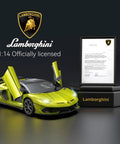 Lamborghini Officially Licensed Remote Control Car With Realistic Lambo Design For Boys And Girls, Super Cool Birthday Gift In Green