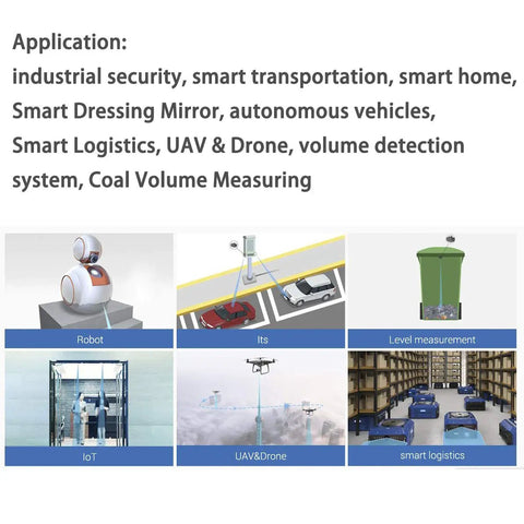 Applications of Benewake TFmini Plus Lidar Range Finder Distance Sensor in smart logistics, UAVs, IoT, autonomous vehicles, and more