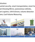 Applications of TFmini-S Lidar Range Finder for robotics, UAV and drones, smart logistics, IoT, and smart transportation.