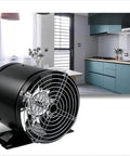 8 Inch Inline Duct Fan With Switch, Low Noise High Airflow Exhaust Vent For Basement Garage Attic And Kitchen, Heavy Duty Metal