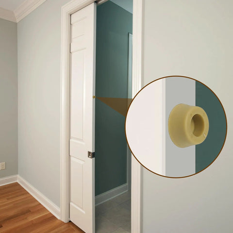 3/4 Inch RV Pocket Door Hangers With Quad Rollers For 111/118F Track 2 Pack Fits 13/16 In C.T.C And Minimum 1 Inch Thick Doors
