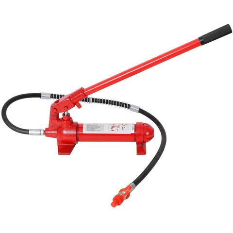 Heavy Duty 4 Ton Hydraulic Jack Kit With Real Deal Leak Proof Seals And Rugged Carry Case For Straight Up Auto Body Frame Repair On Cars Trucks And Farm Gear