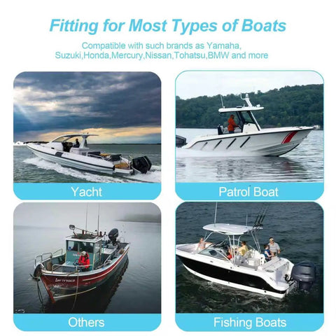 150 HP Outboard Steering Cylinder For Boats Front Mounted Marine Steering System Built For Speedboats, Fishing Boats, Sports Boats, And Rescue Vessels Your Go To Gear For Smooth Steering diversity of compatible boat types including yacht, patrol, fishing
