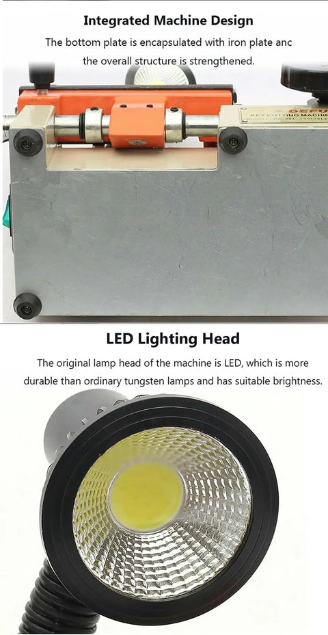 Top Shelf Metal Parts Duplicator With High Precision Hardware Cutter, LED lighting head and integrated machine design for improved durability.