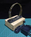 Hands On Perpetual Motion Science Kit With Electromagnetic Cyclotron And Iron Ball Circular Motion Demonstrator Magnetic Drive Tech For STEM Education Red Color Edition.